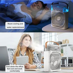 AIr Conditioner Household Mini Air Cooler LED Night Light Humidifier